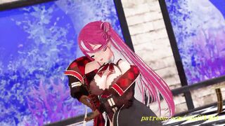 Watch this 3D dance video of a Marine getting wild with her MMd partner