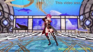 Watch this 3D dance video of a Marine getting wild with her MMd partner