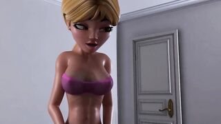 Futanari 3D Hentai Cartoon: All My Roommates Love 1 & 2 - Big Cock Handjobs & Cumshots - 1 image