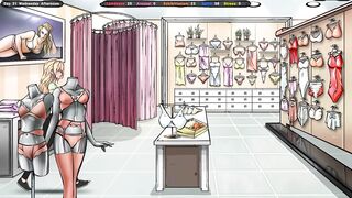 Jenny gets off on strangers making her cum on the bus in this animated hentai game - 10 image