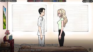 Jenny gets off on strangers making her cum on the bus in this animated hentai game - 4 image
