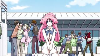 Wild group of teen sluts take on Newmanoid in this hardcore hentai - 2 image