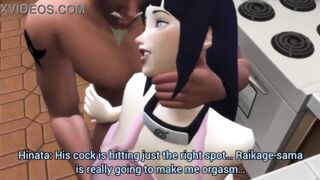 Hot hentai action with Hinata and Raikage - Ass-to-mouth action! - 9 image