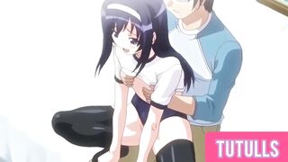 Horny teen girl can't resist her crush's advances in this animated hentai - 8 image