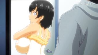Check out this busty anime babe with a huge ass getting pounded hard! - 8 image