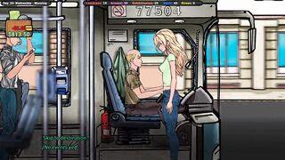 Watch this curvy teen get a raw and dirty creampie on the subway!