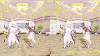 Get up close and personal with the hottest MMD dances in 3D VR 180mm