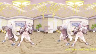 Get up close and personal with the hottest MMD dances in 3D VR 180mm