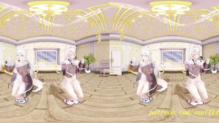 Get up close and personal with the hottest MMD dances in 3D VR 180mm