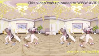 Get up close and personal with the hottest MMD dances in 3D VR 180mm