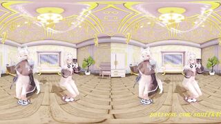 Get up close and personal with the hottest MMD dances in 3D VR 180mm