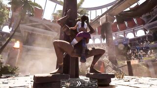 Lara's awakening from sleep leads to a wild interracial gangbang with 1,000 strangers watching in 3D! - 7 image