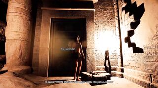 Curvy totem dildo pounds Lara's tight ass in 3D hentai game - 1 image