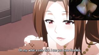 IvyAdventure's Hentai Episode 2: Blonde with Massive Natural Tits Rides in School - 7 image