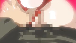 Businessmen pound hooker in uniform in a hardcore hentai