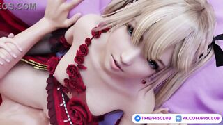 Cute Asian babe Marie Rose gets her cute face painted in hot hentai action - 7 image