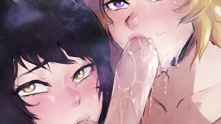 Get ready for some intense JOI with a succubus and a black guy in Episode 3 of Hentai Only The tip!