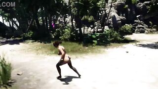 Lara's Belly is Full of Squirt & Double Penetration in a Japanese Hentai Game - 6 image