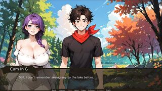 Big boobs & sexy outfit in public - farmer Kink's 3D hentai game