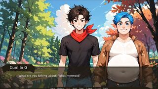 Big boobs & sexy outfit in public - farmer Kink's 3D hentai game