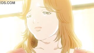 Stepmom gives Him his First Handjob: Uncensored Hentai - 7 image