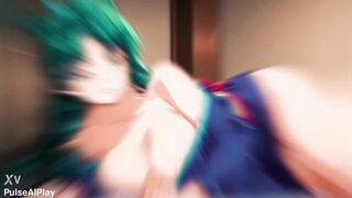 Ai-generated hentai with curvy 3D babes with big boobs and big cocks - 9 image