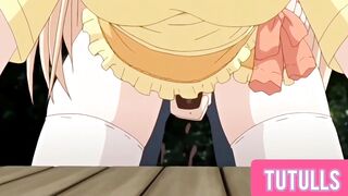 Sexy animated hentai featuring couples having steamy beach sex in their sexy panties - 10 image