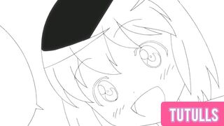 Sexy animated hentai featuring couples having steamy beach sex in their sexy panties - 4 image