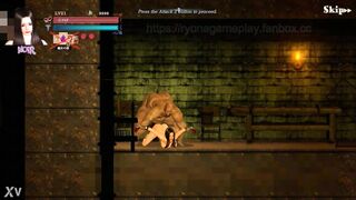 Cute chick gets down and dirty with a fat dude in a game of her own design