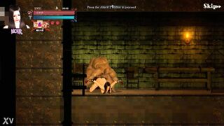 Cute chick gets down and dirty with a fat dude in a game of her own design