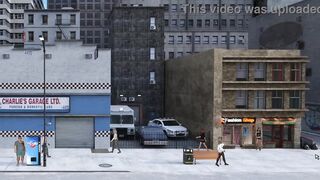 Big-titted stranger in elevator destroys her asshole & makes her cum in 3D hentai game - 6 image