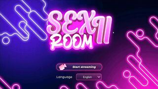 Naughty Japanese teen in 3D Hentai game plays with her huge dildo in SEX Room 2