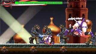 Sexy soldier babe in Sc Azuka hentai game gets naughty with soldiers in steamy sex game - 4 image