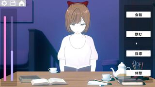 Naughty Tease My Tutor in a Short-Handed Hentai Game