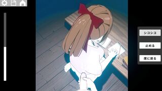 Naughty Tease My Tutor in a Short-Handed Hentai Game