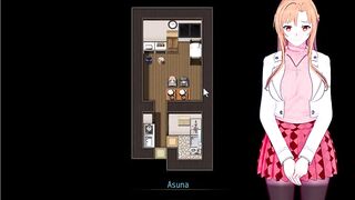 Cucklod Kirito cheats on his girlfriend in S. Art Online hentai game