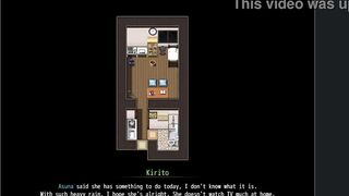 Cucklod Kirito cheats on his girlfriend in S. Art Online hentai game