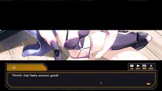 Nova Duty, the busty anime hentai, gets her pussy fingered in Robolife2's new sexdoll game