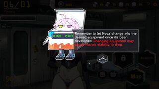 Nova Duty, the busty anime hentai, gets her pussy fingered in Robolife2's new sexdoll game