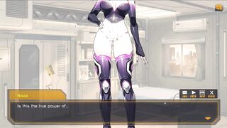 Nova Duty, the busty anime hentai, gets her pussy fingered in Robolife2's new sexdoll game