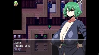 Yuka scatters her Yokai strip in public photoshoot with her big tits and swimsuit on display