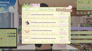 Cute Brunette Summer Clover gets her huge tits and face covered in cum in a hot Japanese hentai game! - 6 image