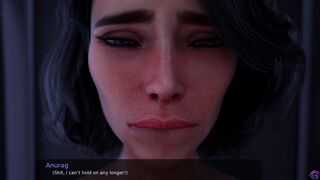 Stepmom and Stepson share bed in hotel room - 3D hentai animated porn with busty MILfy City