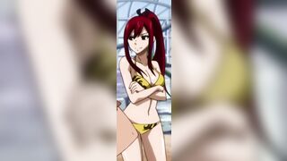 Erza Scarlet's first time in the wild - Anime Girls' wild ride! - 2 image