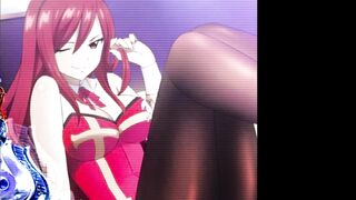 Erza Scarlet's first time in the wild - Anime Girls' wild ride! - 4 image