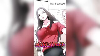 Stepmom gets a public milkshot & handjob in hentai video