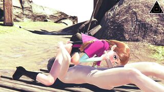 Anna Frozen gets her tight pussy drilled in HoneySelect2 anime uncensored video - 1 image