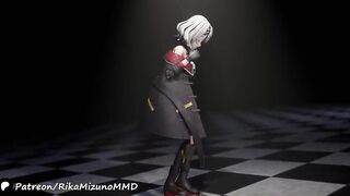 Watch Violet Sky & Chloe Sakamata in Virtual Youtuber MMD-R18's Sexy Dance - Uncensored!