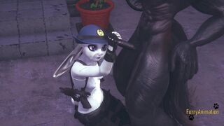 Watch Judy Hopps give a wild Zootropia Hentai handjob in 3D POV with cosplay & creampies!