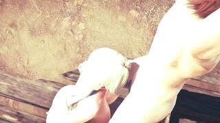 Naruto Hentai - Tsunade goes wild with uncensored threesome sucking and fucking in anime & japanese games - 4 image